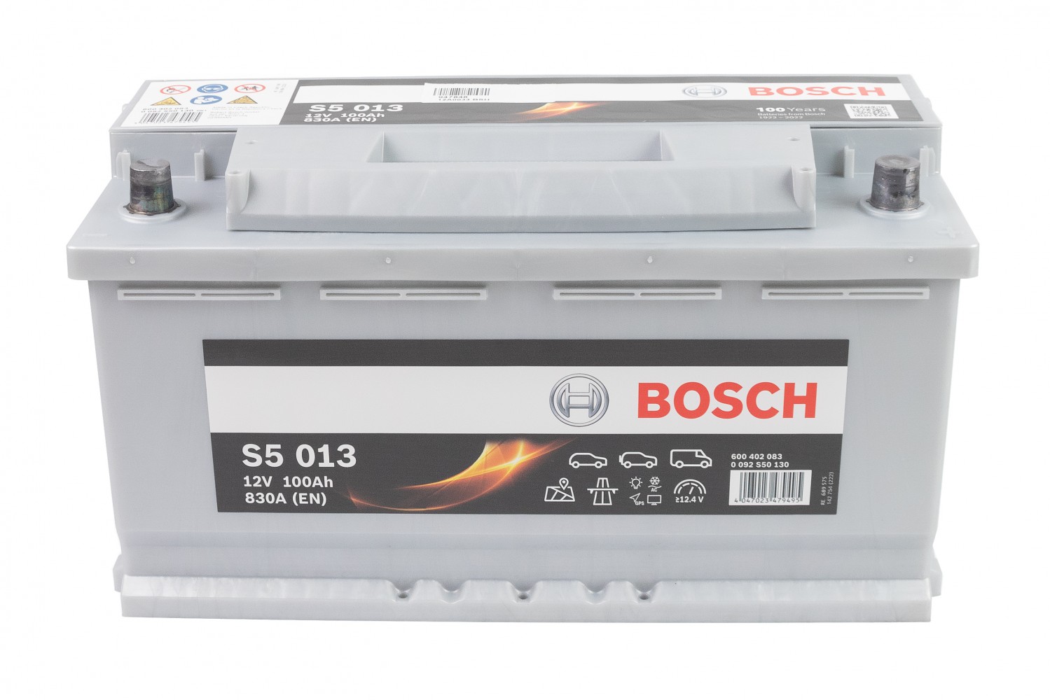 АКУМУЛЯТОР BOSCH 12В/100АГ/830А/21,71КГ